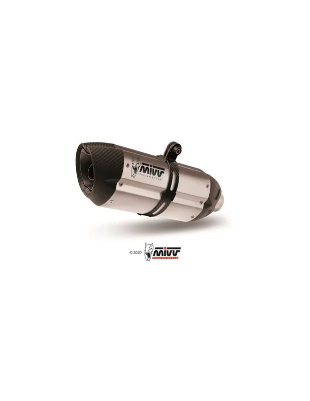 Comprar En Línea Mivv Slip-On Suono St. Steel con tapa carbono Suzuki GSF 650 Bandit 2007-15 / GSX 650 F 2008-15