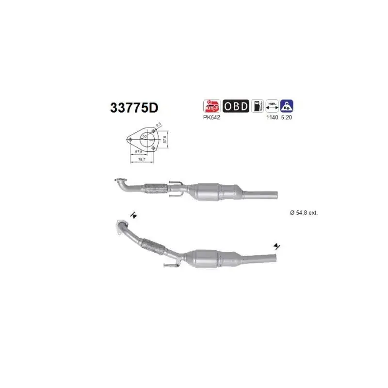 AS 33775D Catalizador Novedad