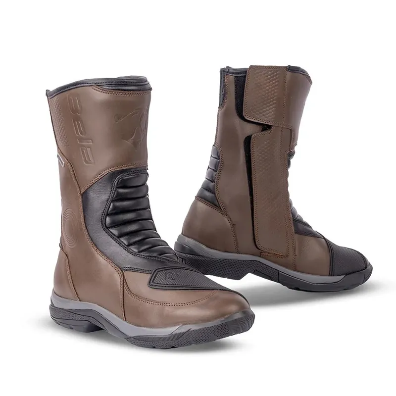 Envío Exprés BELA NAVIGATOR ACE BOTAS DE MOTO PIEL TOURING MARRÓN 37