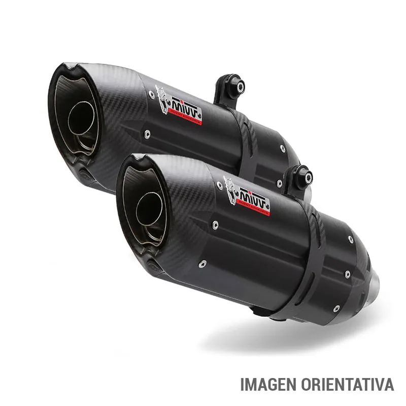 Escapes Mivv Suono Steel Black Ducati 1198 09-12 Directo De Fábrica