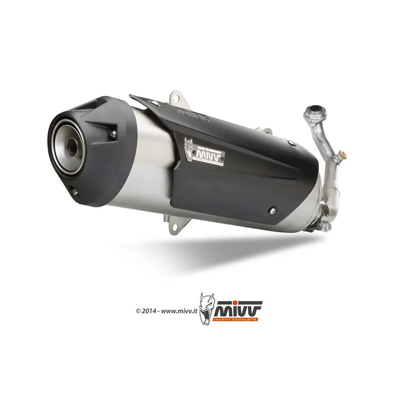 Sistema Escape Mivv Urban Inox Gilera Runner 125 06-12 Favorito De Clientes