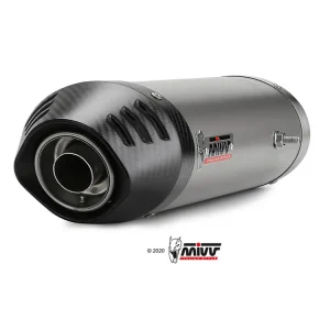 Escape Mivv 2 Slip-On Oval titan con tapa carbono Yamaha YZF 1000 R1 2007-08 No Te Lo Pierdas
